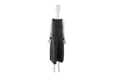 Lot 87 - AN ISSEY MIYAKE BLACK 'PLEATS PLEASE' DRESS