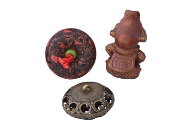 Lot 60 - A GROUP OF NINE JAPANESE NETSUKE