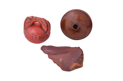 Lot 60 - A GROUP OF NINE JAPANESE NETSUKE
