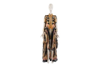 Lot 100 - A RARE ALEXANDER MCQUEEN ‘KALEIDOSCOPE’ SILK DRESS