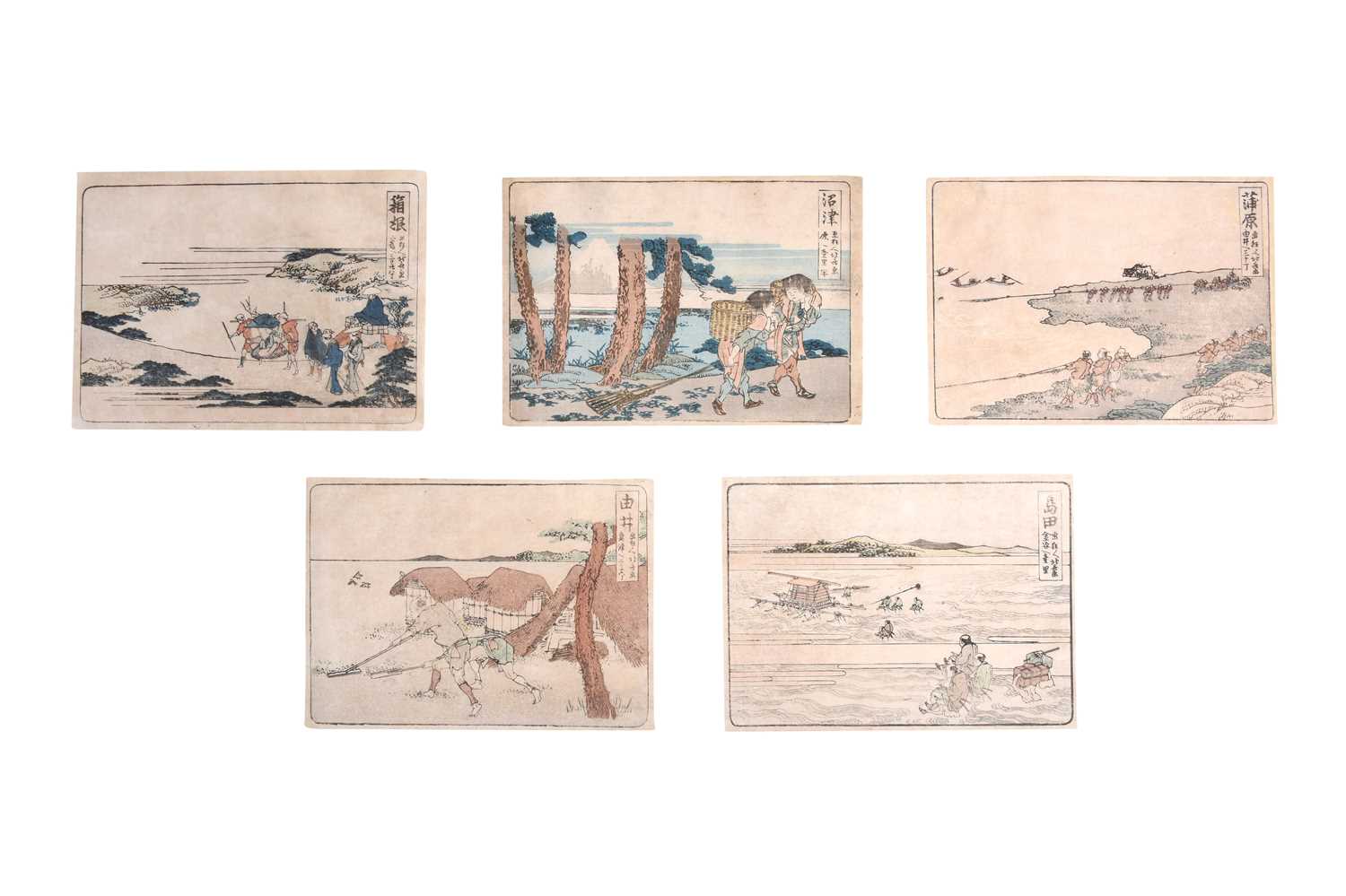 Lot 32 - KATSUSHIKA HOKUSAI (1760 — 1849) , YANAGAWA SHIGENOBU (1787 — 1832)
