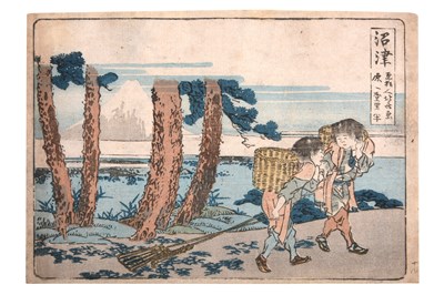 Lot 32 - KATSUSHIKA HOKUSAI (1760 — 1849) , YANAGAWA SHIGENOBU (1787 — 1832)