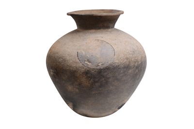 Lot 67 - A POTTERY SUEKI STORAGE JAR