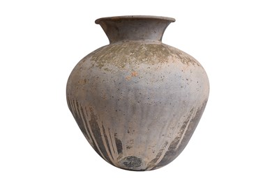 Lot 67 - A POTTERY SUEKI STORAGE JAR