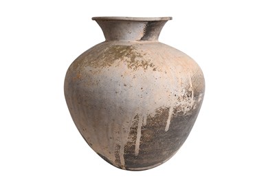 Lot 67 - A POTTERY SUEKI STORAGE JAR