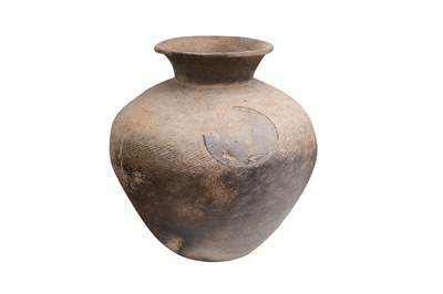 Lot 67 - A POTTERY SUEKI STORAGE JAR