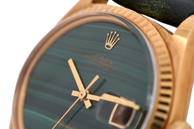 Lot 7 - A MEN’S EXTREMELY RARE VINTAGE ROLEX 18K GOLD AUTOMATIC WRISTWATCH.