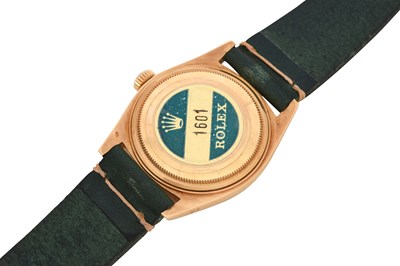 Lot 7 - A MEN’S EXTREMELY RARE VINTAGE ROLEX 18K GOLD AUTOMATIC WRISTWATCH.
