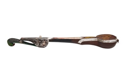Lot 72 - A TRADITIONAL PARROT-HEADED STRINGED DOTARA (CHORDOPHONE)
