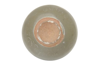 Lot 14 - A SMALL CELADON-GLAZED JARLET