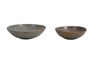Lot 63 - TWO CELADON-GLAZED BOWLS