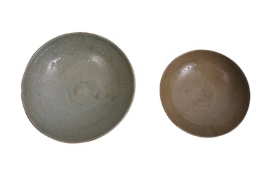 Lot 63 - TWO CELADON-GLAZED BOWLS