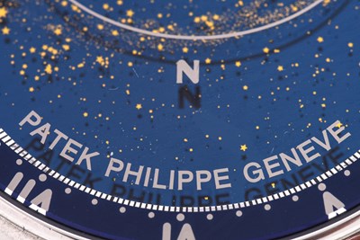 Lot 67 - A LIMITED EDITION MEN'S PATEK PHILIPPE PLATINUM AND 18K ROSE GOLD AUTOMATIC WRISTWATCH.
