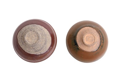 Lot 11 - A PERMISSON-GLAZED BOWL AND A 'HARE'S FUR' BOWL