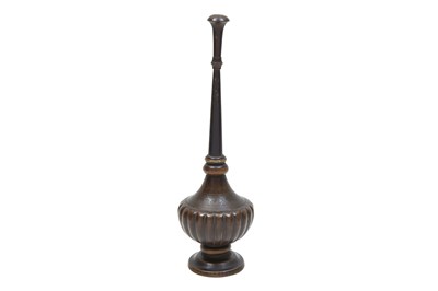 Lot 40 - AN INDIAN BRASS ROSEWATER SPRINKLER