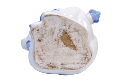 Lot 79 - A HIRADO 'KARAKO AND PUPPY' TEAPOT AND COVER