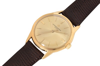 Lot 27 - A MEN'S VACHERON & CONSTANTIN 18K YELLOW GOLD MANUAL WRISTWATCH.