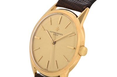Lot 27 - A MEN'S VACHERON & CONSTANTIN 18K YELLOW GOLD MANUAL WRISTWATCH.